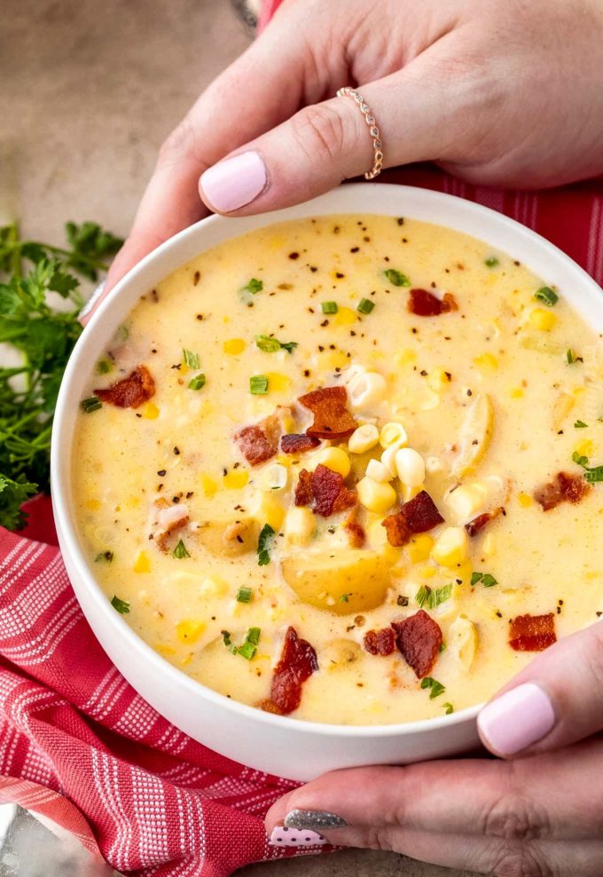 Hearty Homemade Corn Chowder - The Chunky Chef