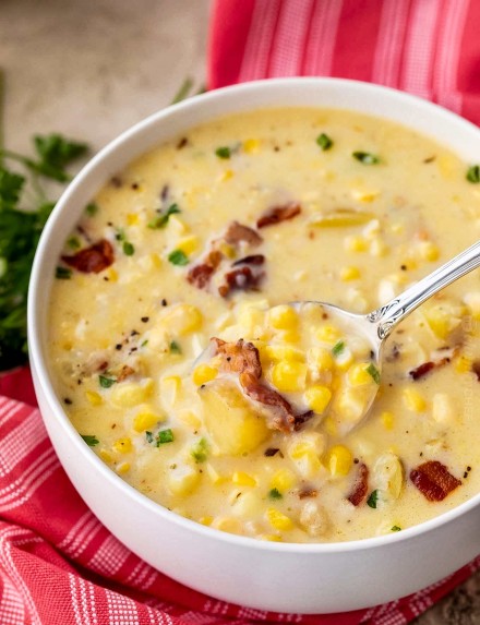 Hearty Homemade Corn Chowder - The Chunky Chef