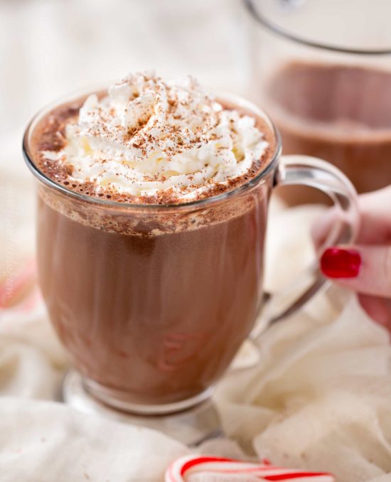 Creamy Mexican Hot Chocolate - The Chunky Chef