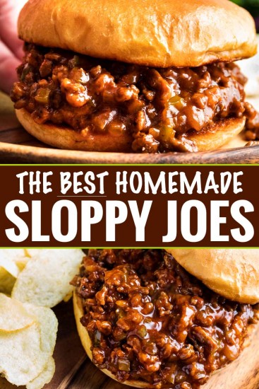 The BEST Homemade Sloppy Joes - The Chunky Chef