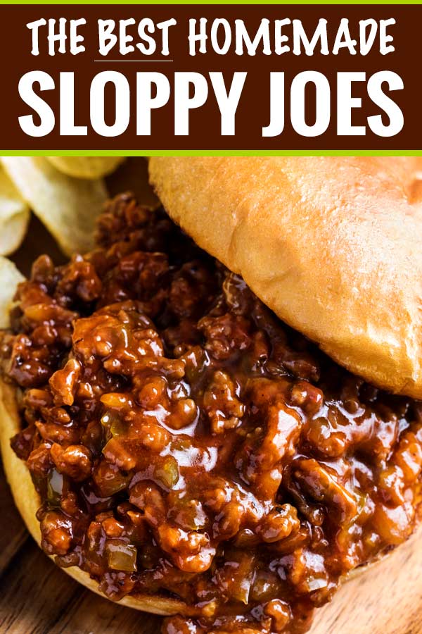 The BEST Homemade Sloppy Joes - The Chunky Chef