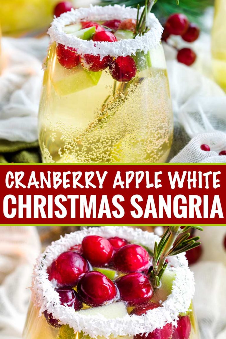 White Christmas Sangria - The Chunky Chef