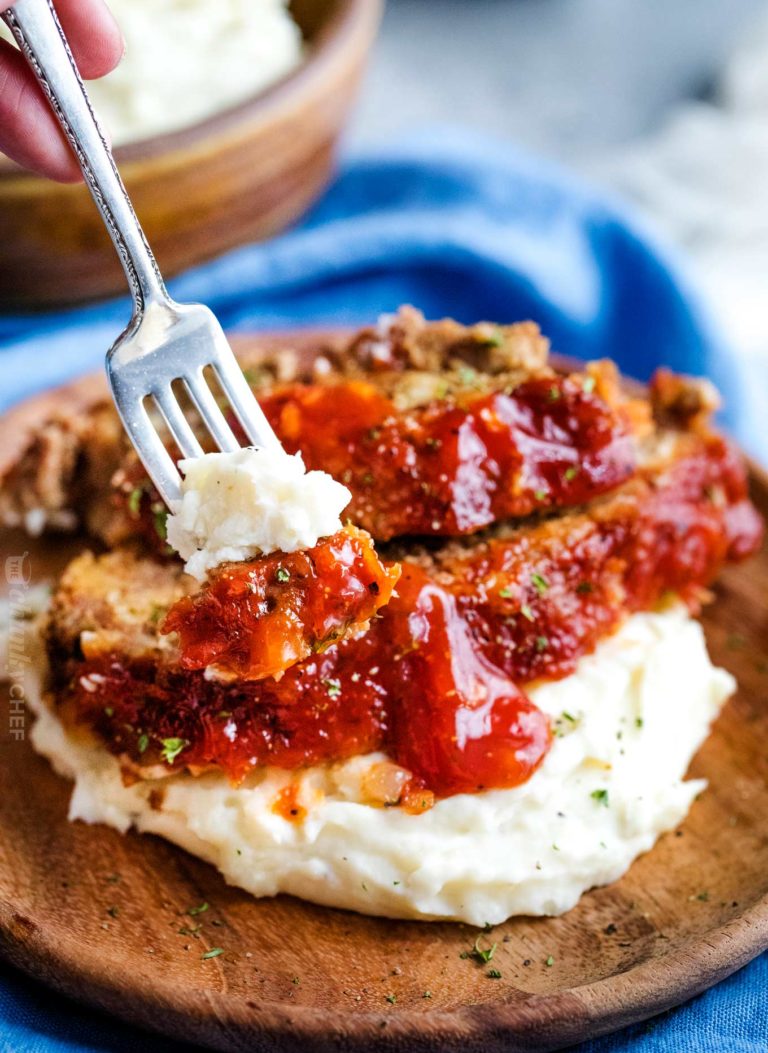 The Best Crockpot Meatloaf - The Chunky Chef