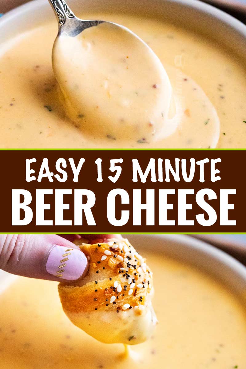 Creamy Beer Cheese Sauce - The Chunky Chef
