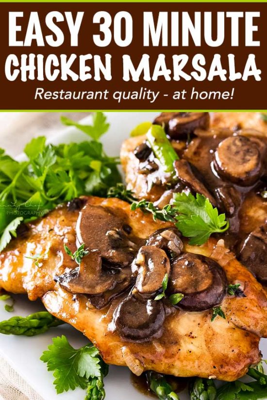 Easy Chicken Marsala (30 Minute Meal) The Chunky Chef