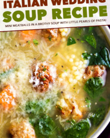 Italian Wedding Soup (easy weeknight dinner idea) (30 minute - one pot ...