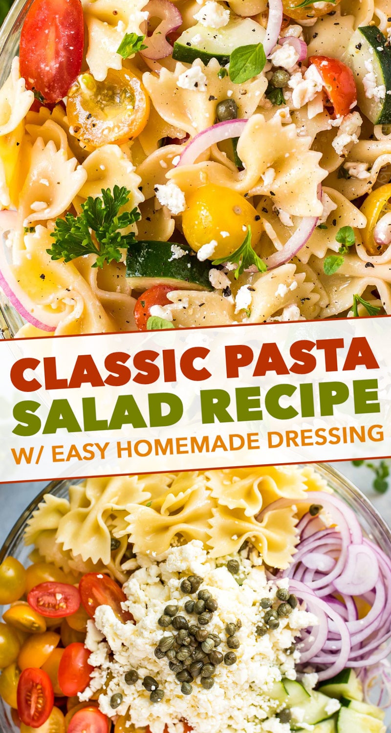 Ultimate Pasta Salad Award Winning The Chunky Chef   Pasta Salad Pin 