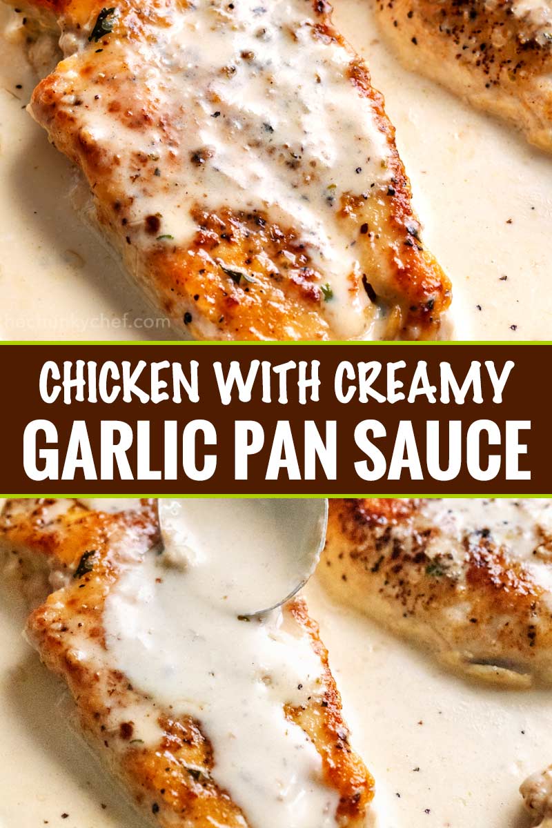 One Pan Creamy Garlic Chicken Breasts Quick Easy The Chunky Chef