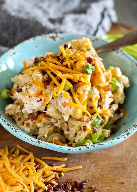 Crockpot Crack Chicken Pasta (great for a weeknight!) - The Chunky Chef