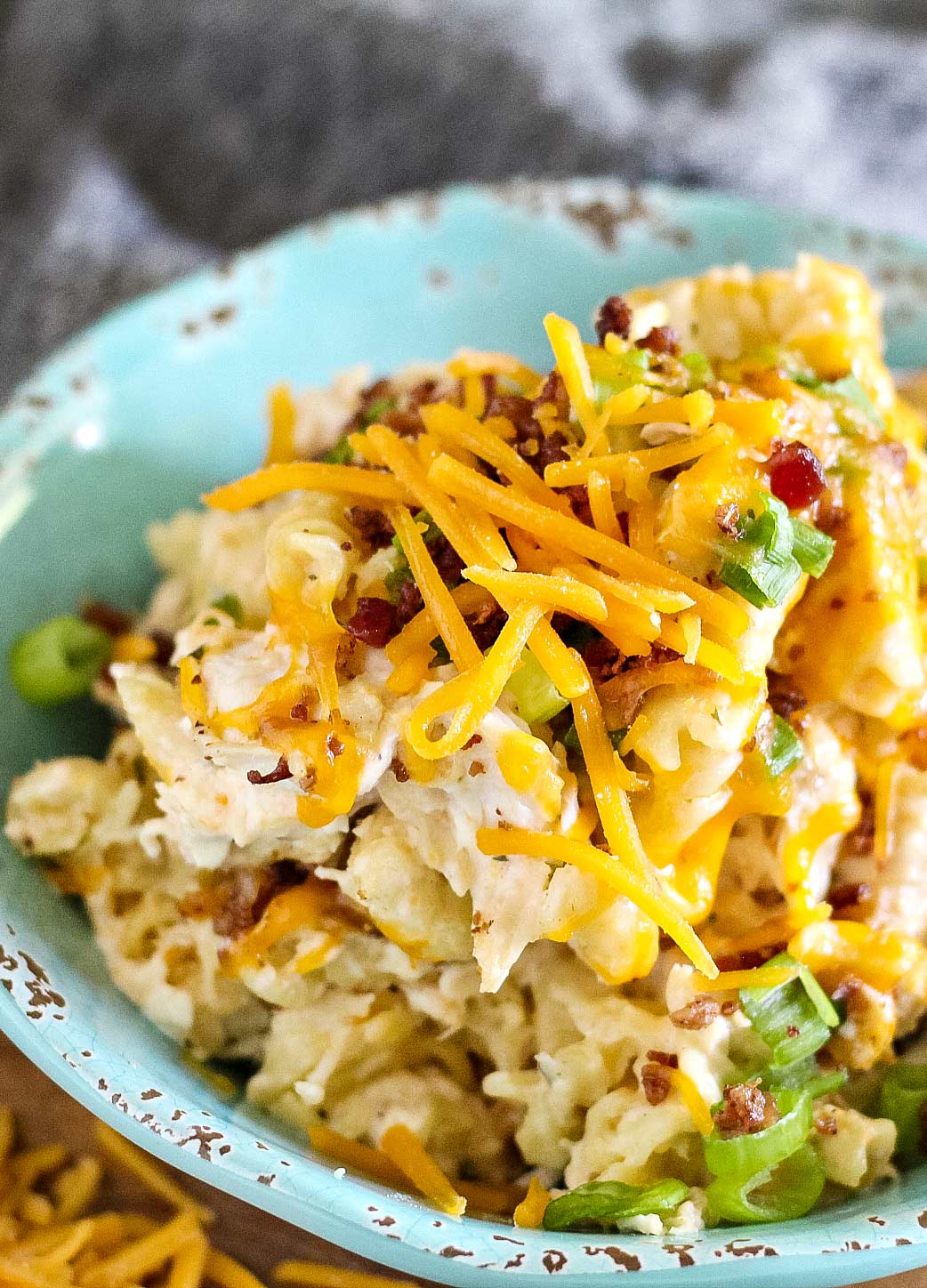 Crockpot Crack Chicken Pasta (great For A Weeknight!) - The Chunky Chef