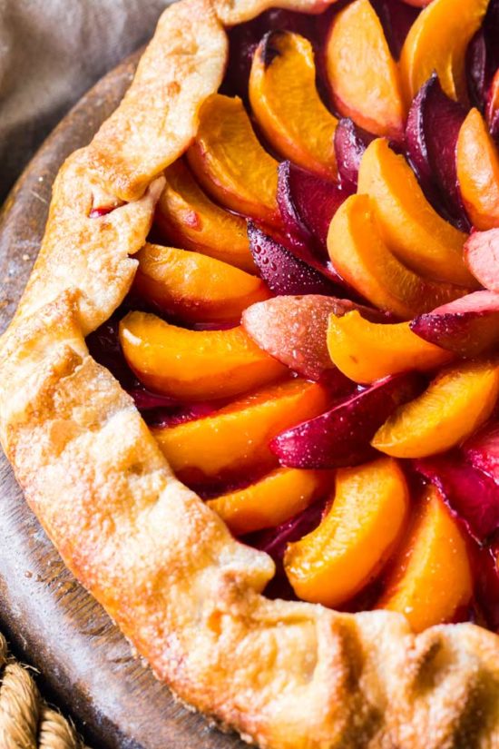 Stone Fruit Galette (Easy Dessert Idea!) - The Chunky Chef