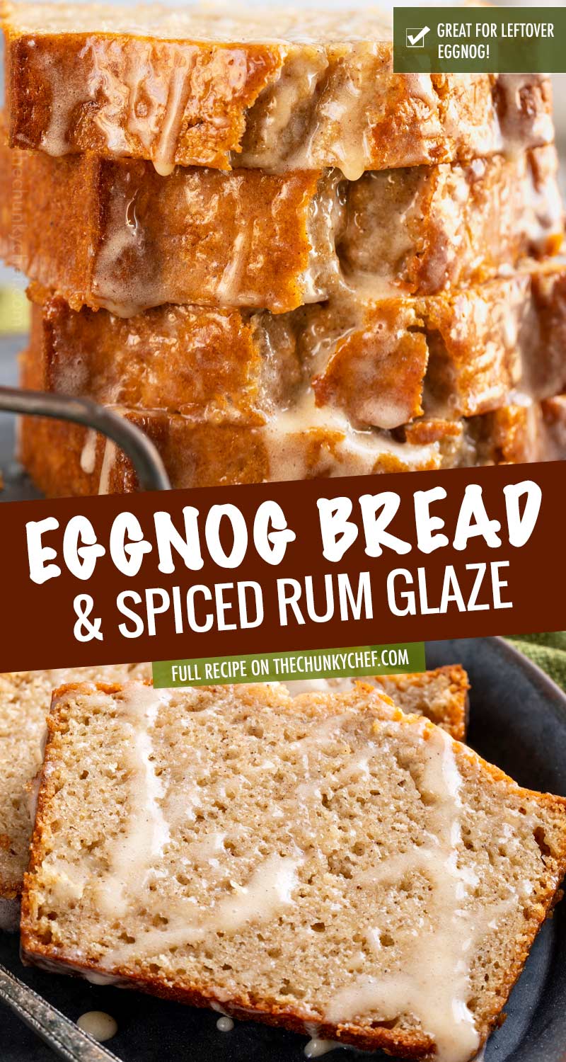 Eggnog Quick Bread Recipe (holiday fave!) - The Chunky Chef