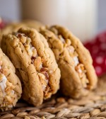 Peanut Butter Cookie Sandwiches (the best!) - The Chunky Chef