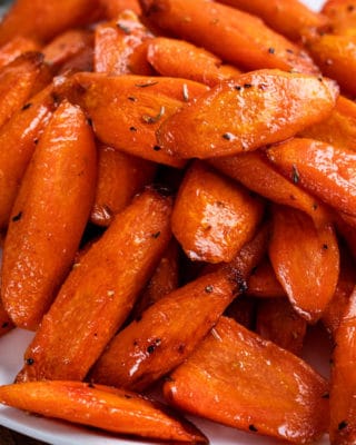 Simple Sheet Pan Roasted Carrots - The Chunky Chef