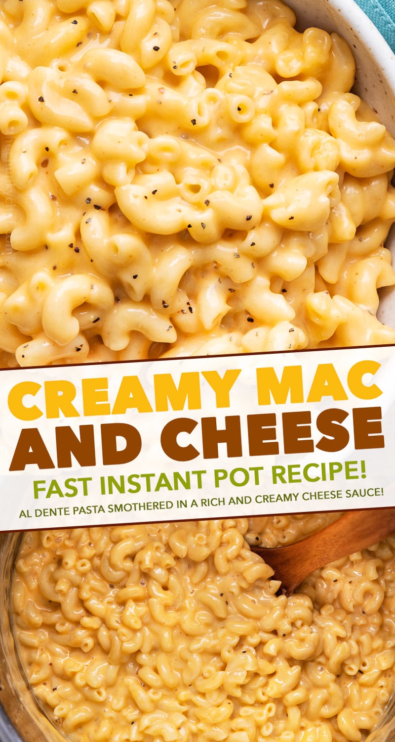 Instant Pot Mac and Cheese (quick dinner idea) - The Chunky Chef