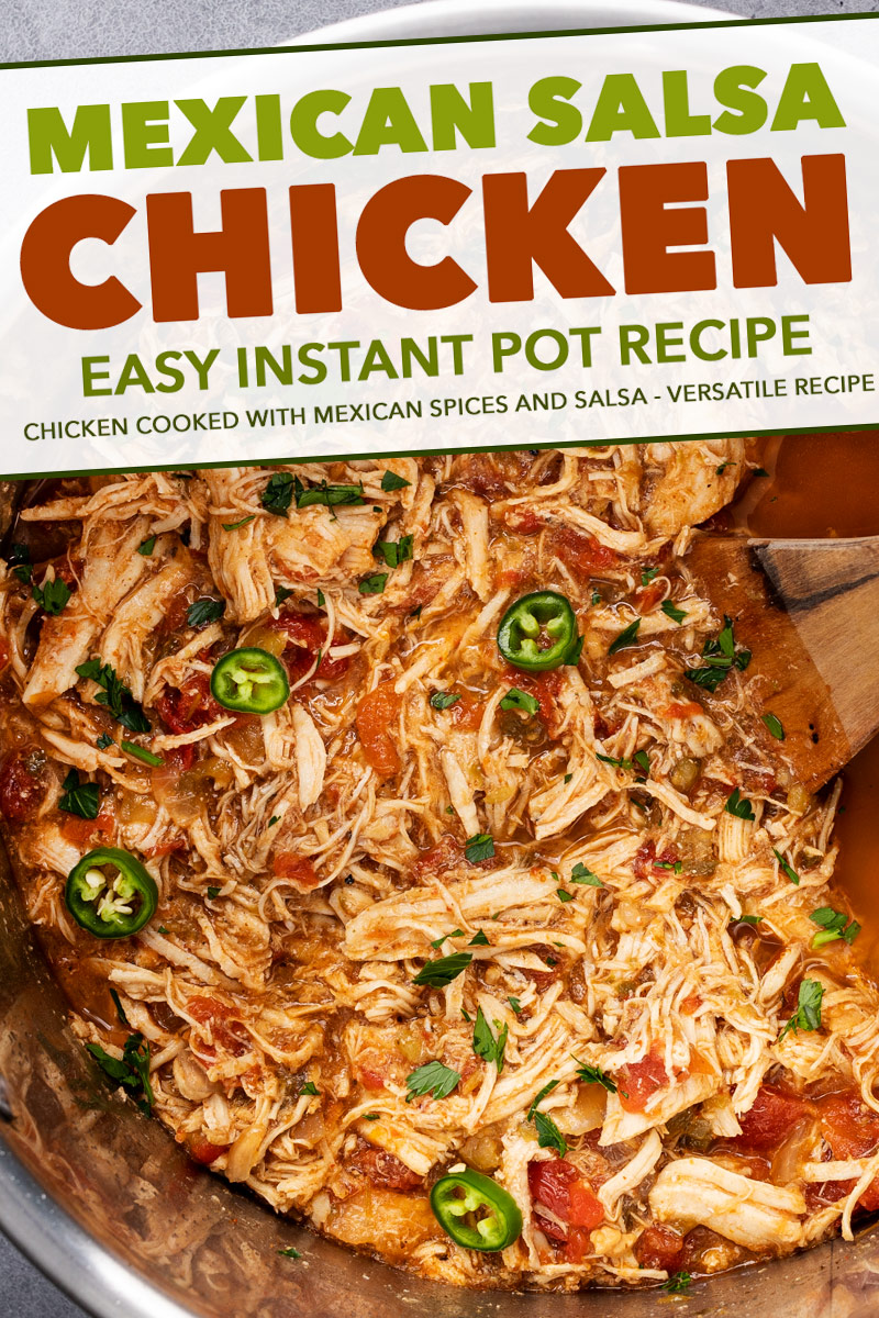 Instant Pot Mexican Shredded Chicken (so versatile!) - The Chunky Chef