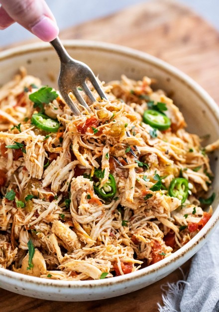 Instant Pot Mexican Shredded Chicken (so versatile!) - The Chunky Chef