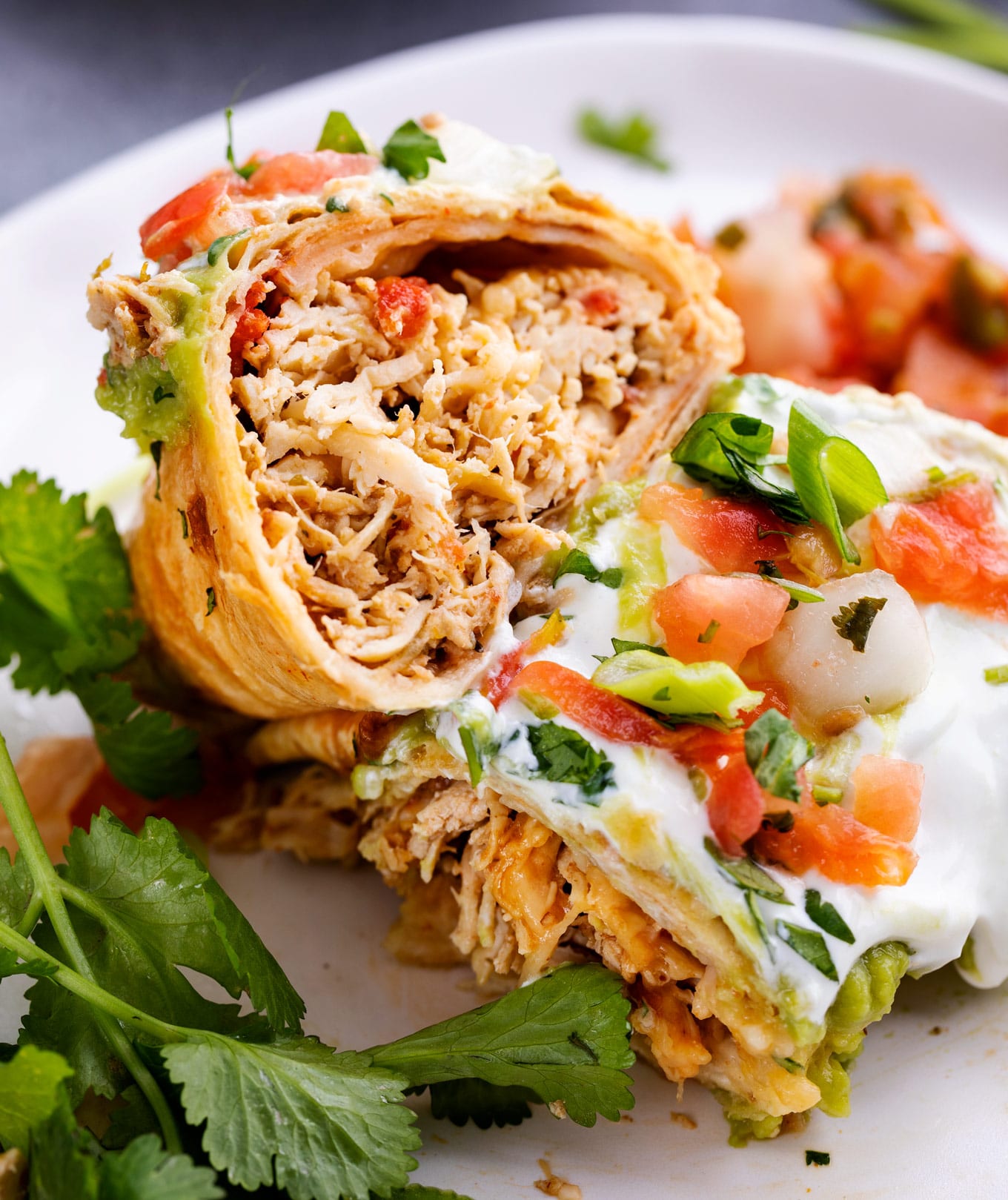 Baked Chicken Chimichangas, Recipe