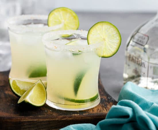 Classic Margaritas (no mix - 4 ingredients!) - The Chunky Chef