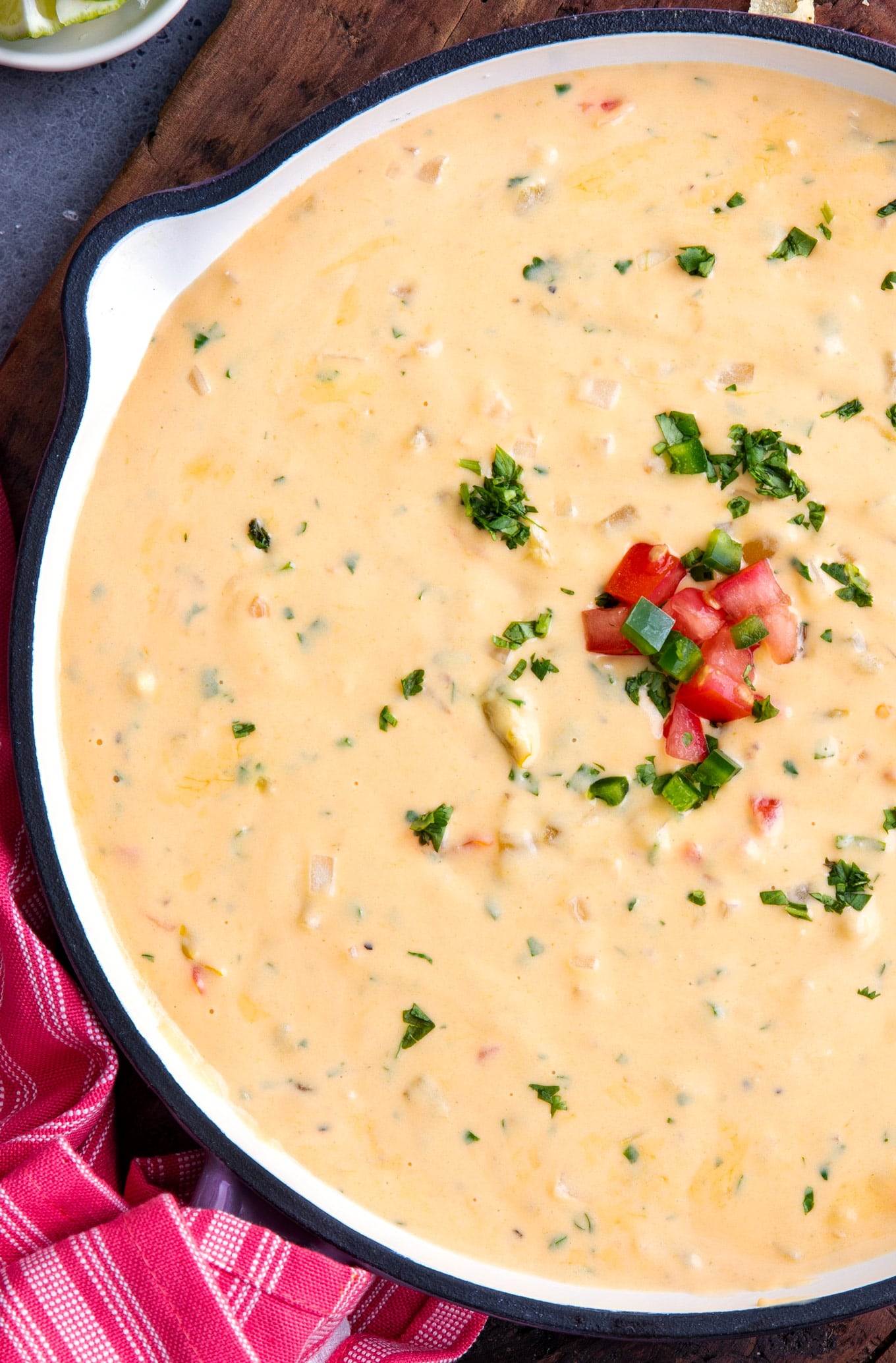 Queso Dip Recipe (Mexican cheese dip) - The Chunky Chef