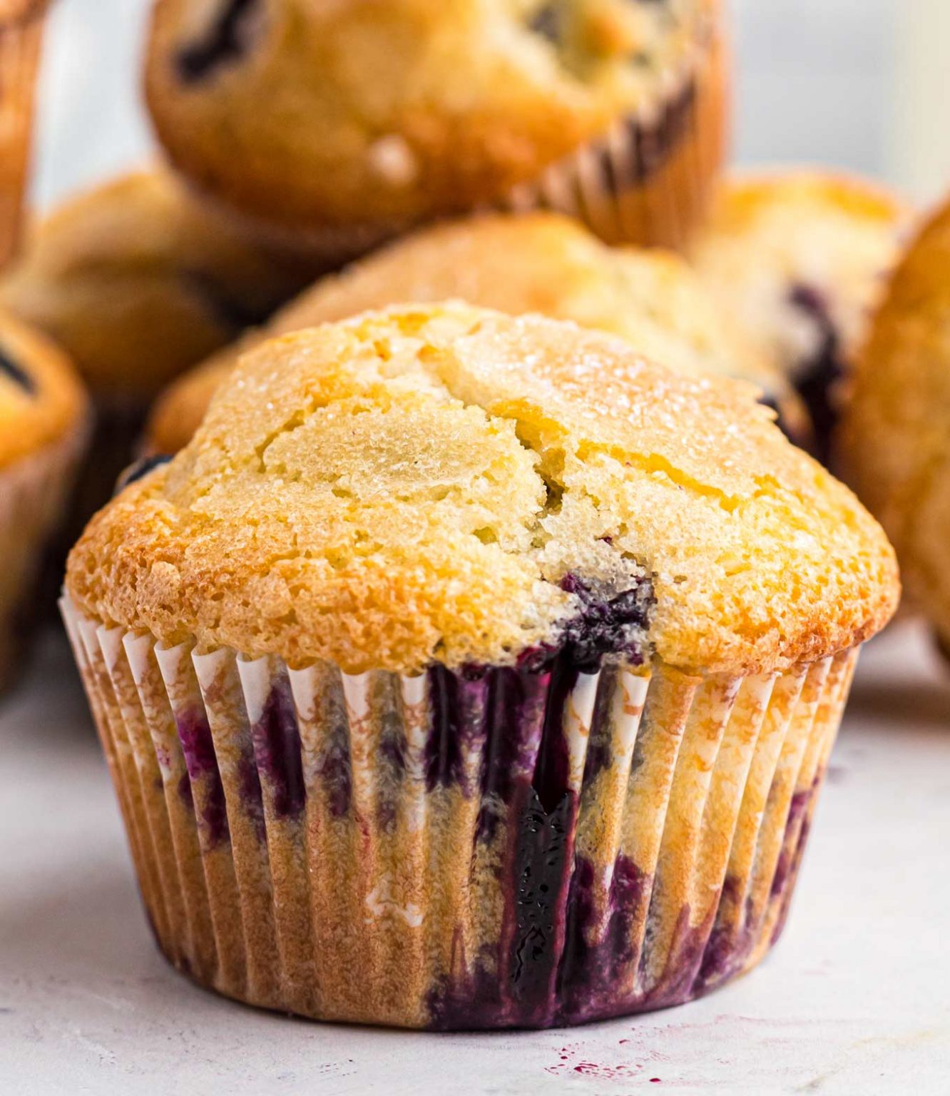 Classic Blueberry Muffins The Chunky Chef