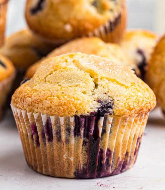 Classic Blueberry Muffins - The Chunky Chef