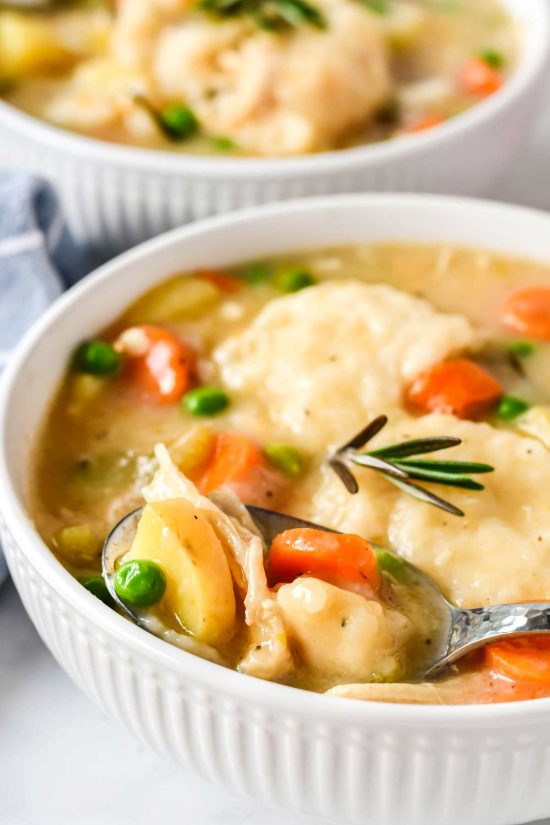 Instant Pot Chicken and Dumplings - The Chunky Chef