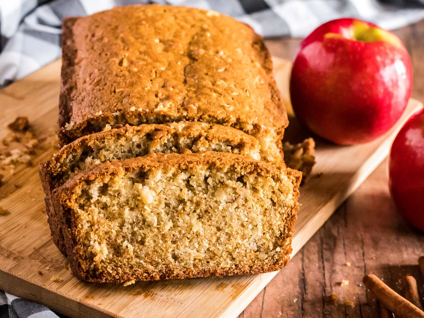 Spiced Apple Bread Easy Quick Bread The Chunky Chef