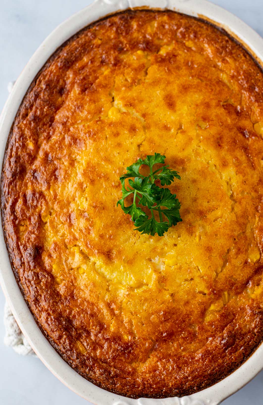 Easy Corn Casserole (easy holiday side dish) - The Chunky Chef