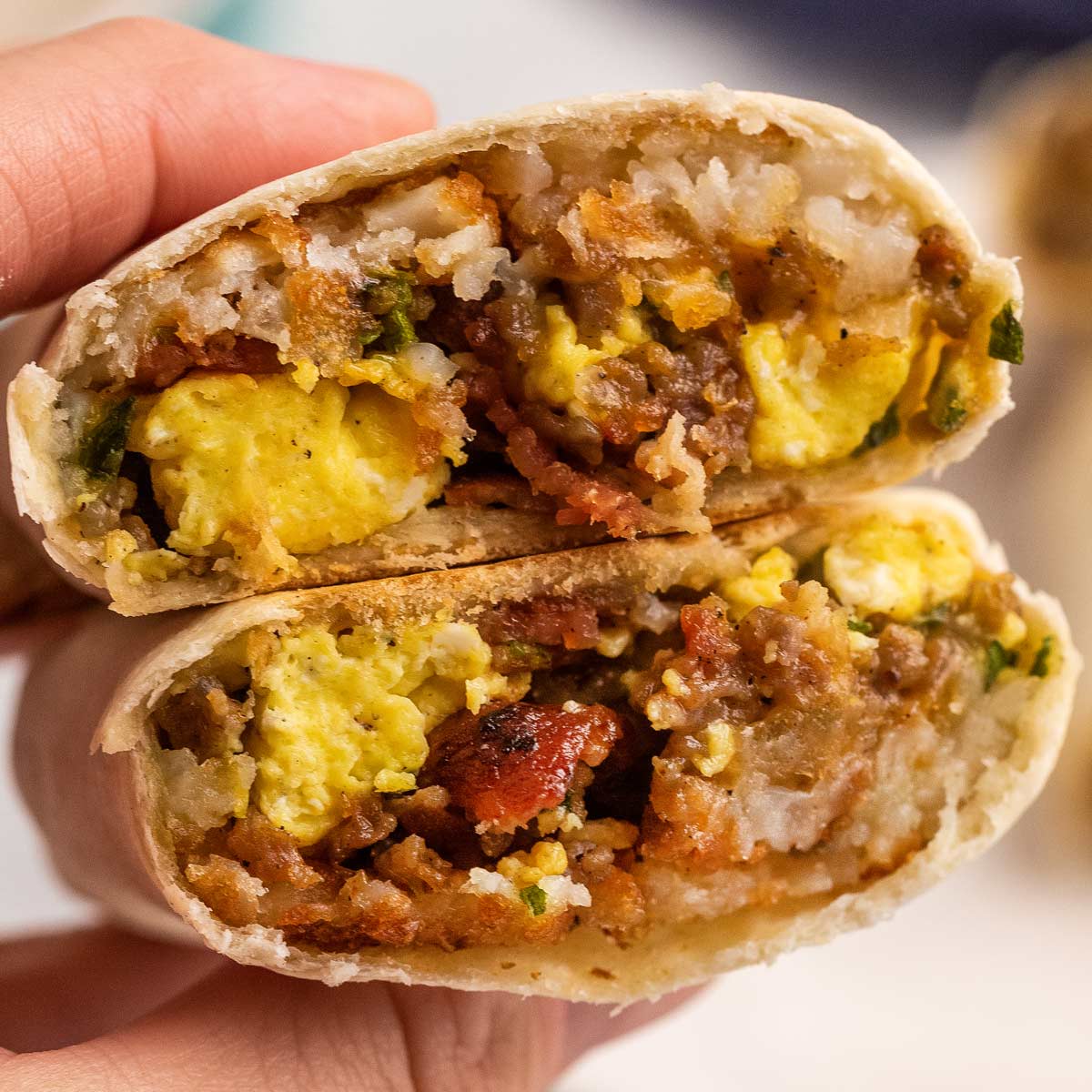 Easy Breakfast Burritos freezer friendly The Chunky Chef