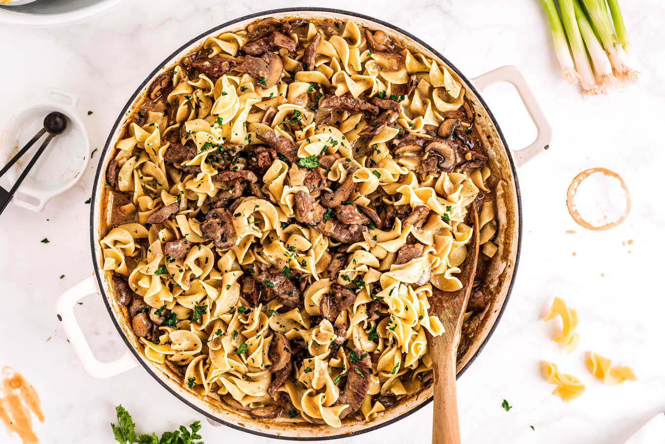 Ultimate Beef Stroganoff Minute Recipe The Chunky Chef