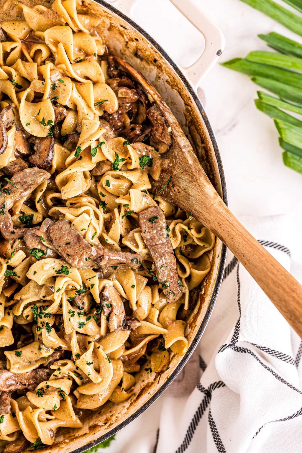 Ultimate Beef Stroganoff (30 minute recipe) - The Chunky Chef