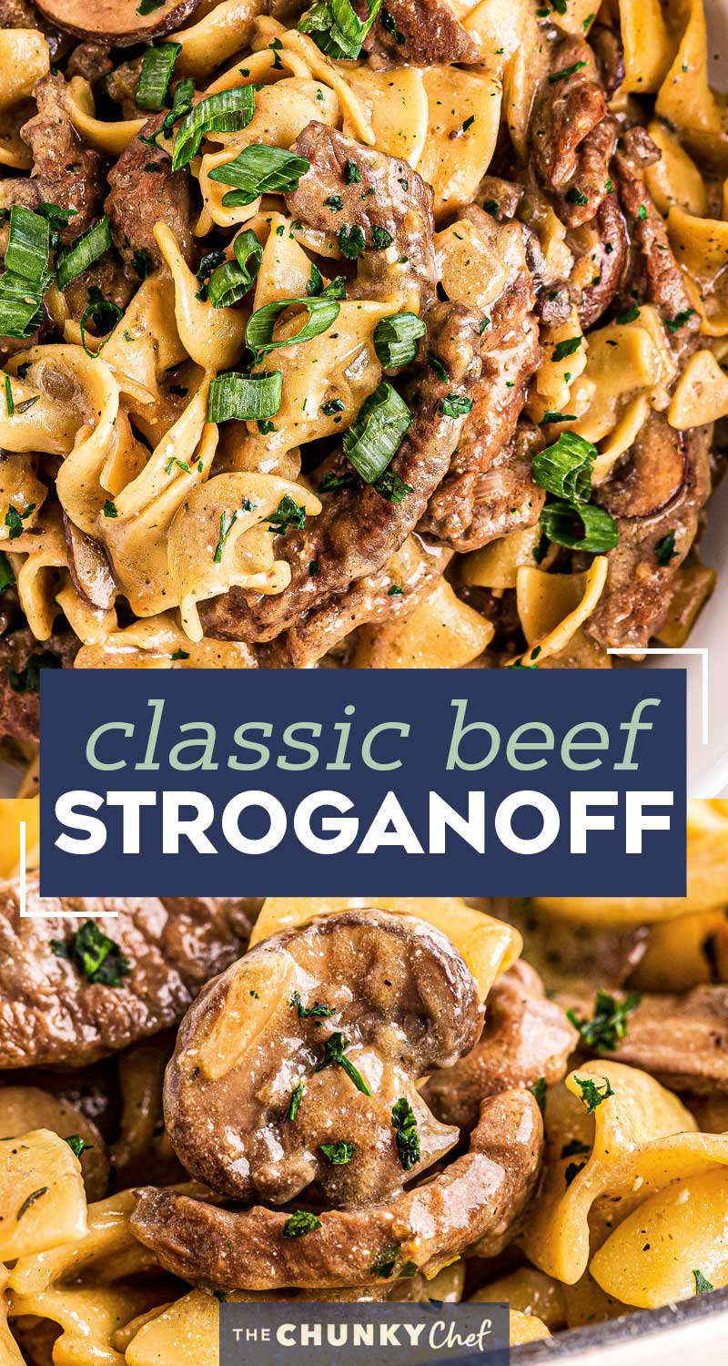 Ultimate Beef Stroganoff 30 Minute Recipe The Chunky Chef