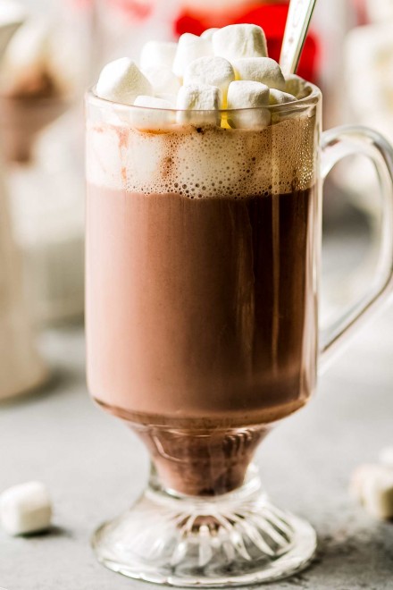 Dark Chocolate Hot Cocoa Mix - The Chunky Chef