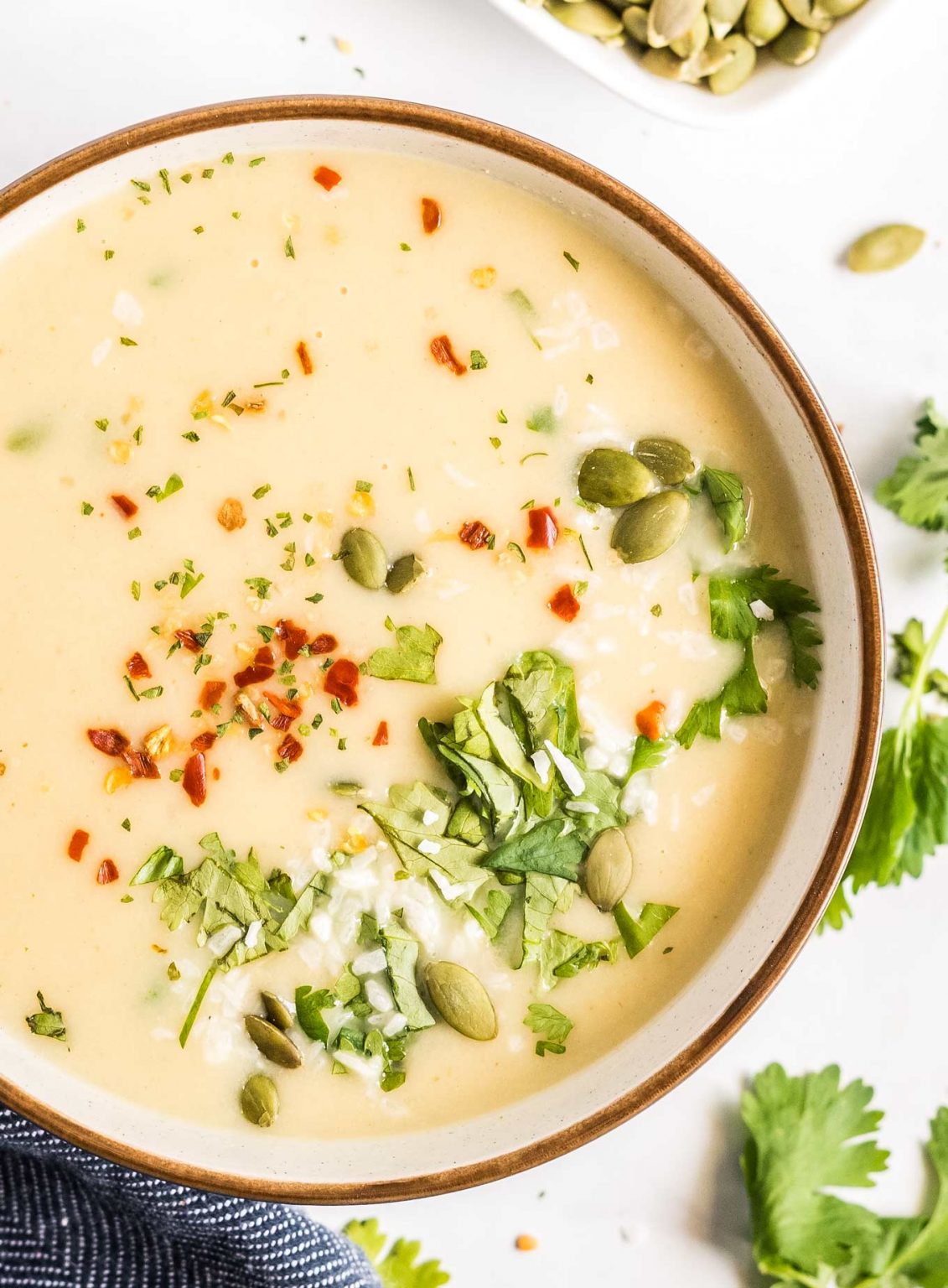 Instant Pot Cauliflower Soup - The Chunky Chef