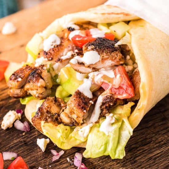 Easy Chicken Shawarma - The Chunky Chef