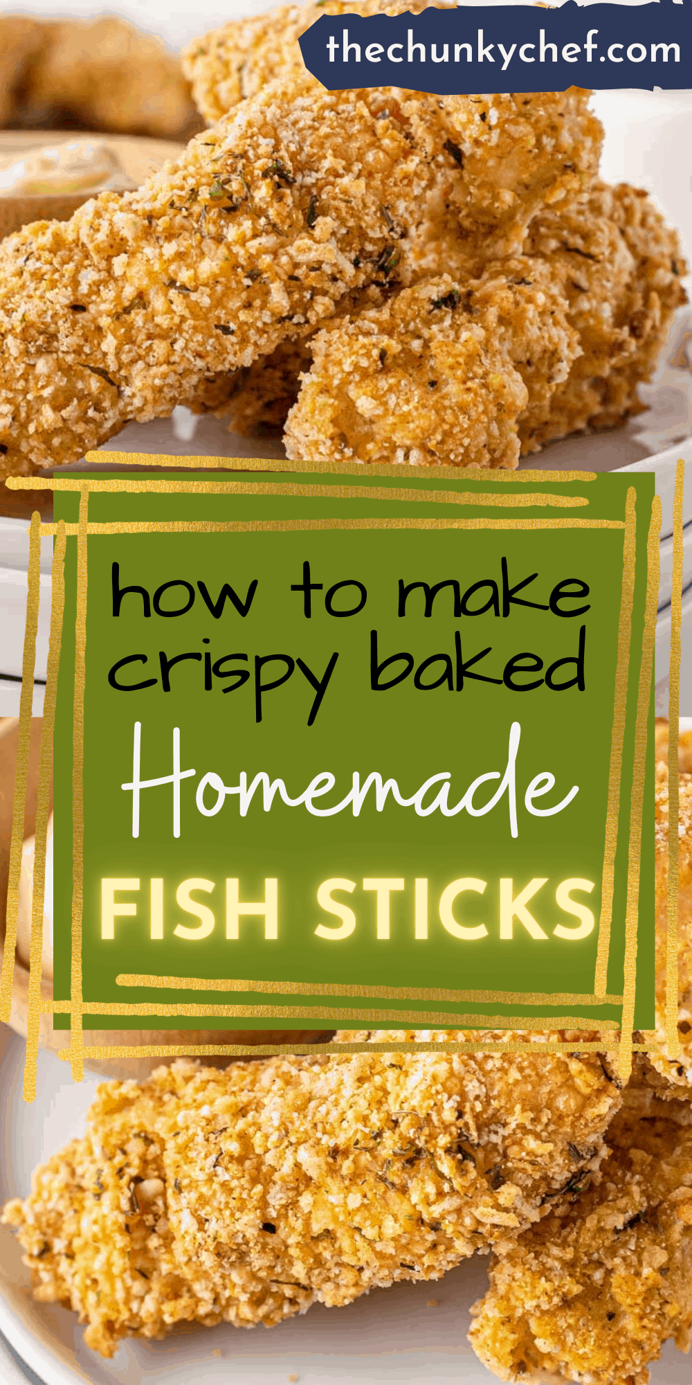 Parmesan Baked Fish Sticks - The Chunky Chef