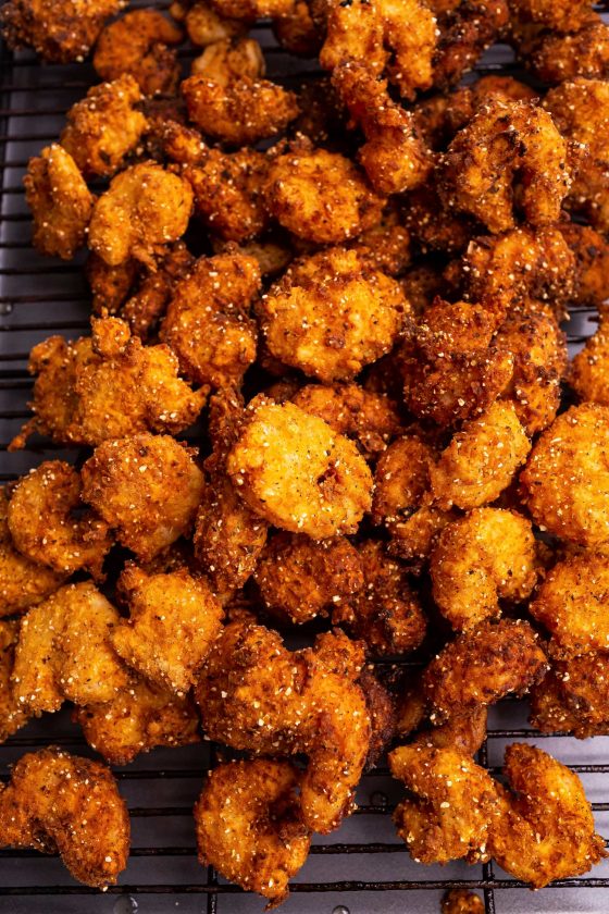 Southern-Style Fried Shrimp - The Chunky Chef