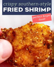 Southern-Style Fried Shrimp - The Chunky Chef