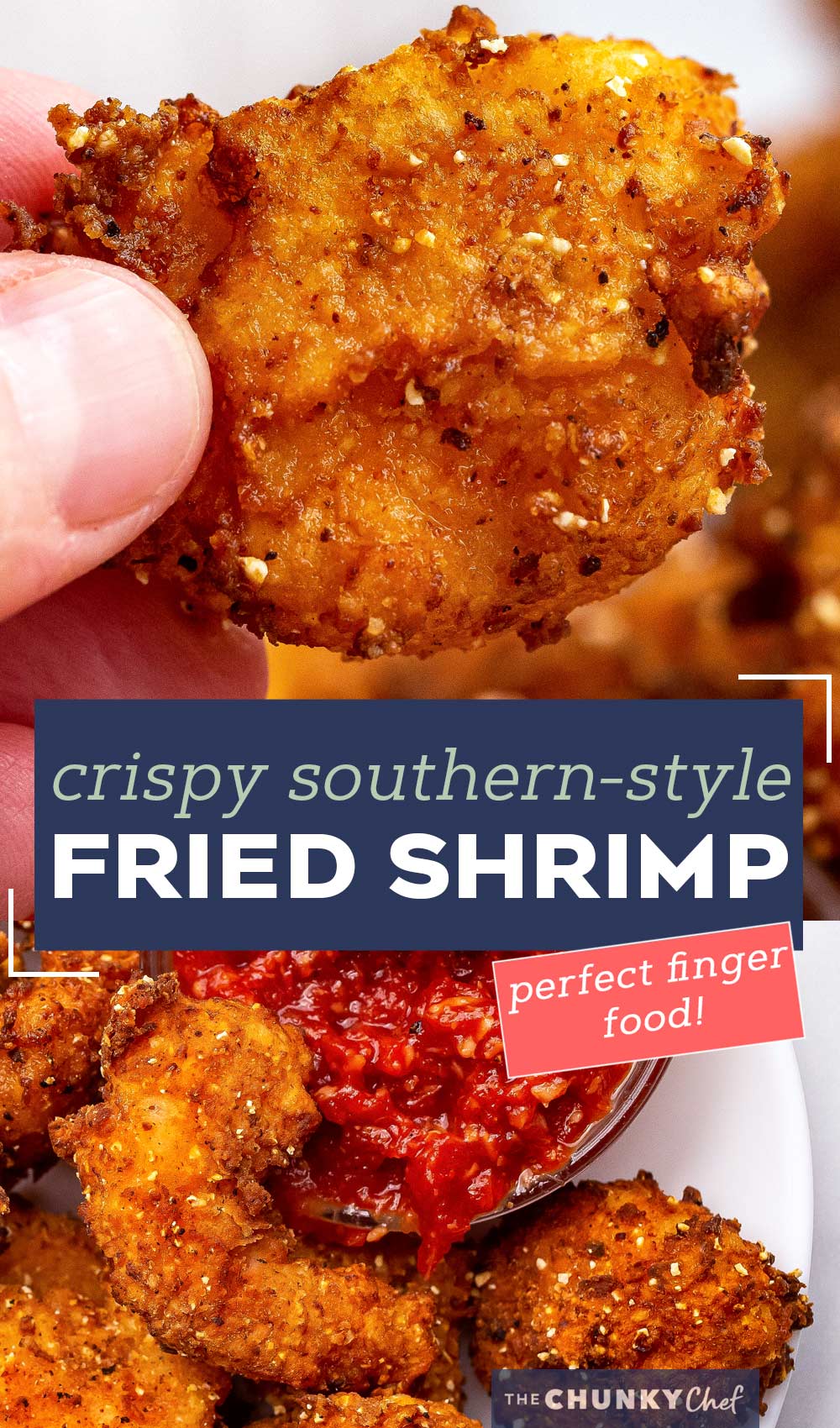 Southern-Style Fried Shrimp - The Chunky Chef