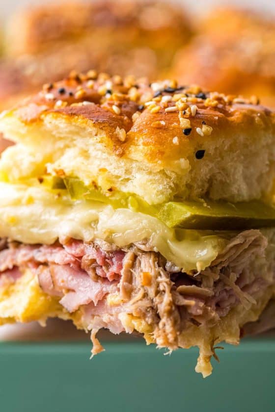 Cuban Sliders (appetizer recipe) - The Chunky Chef