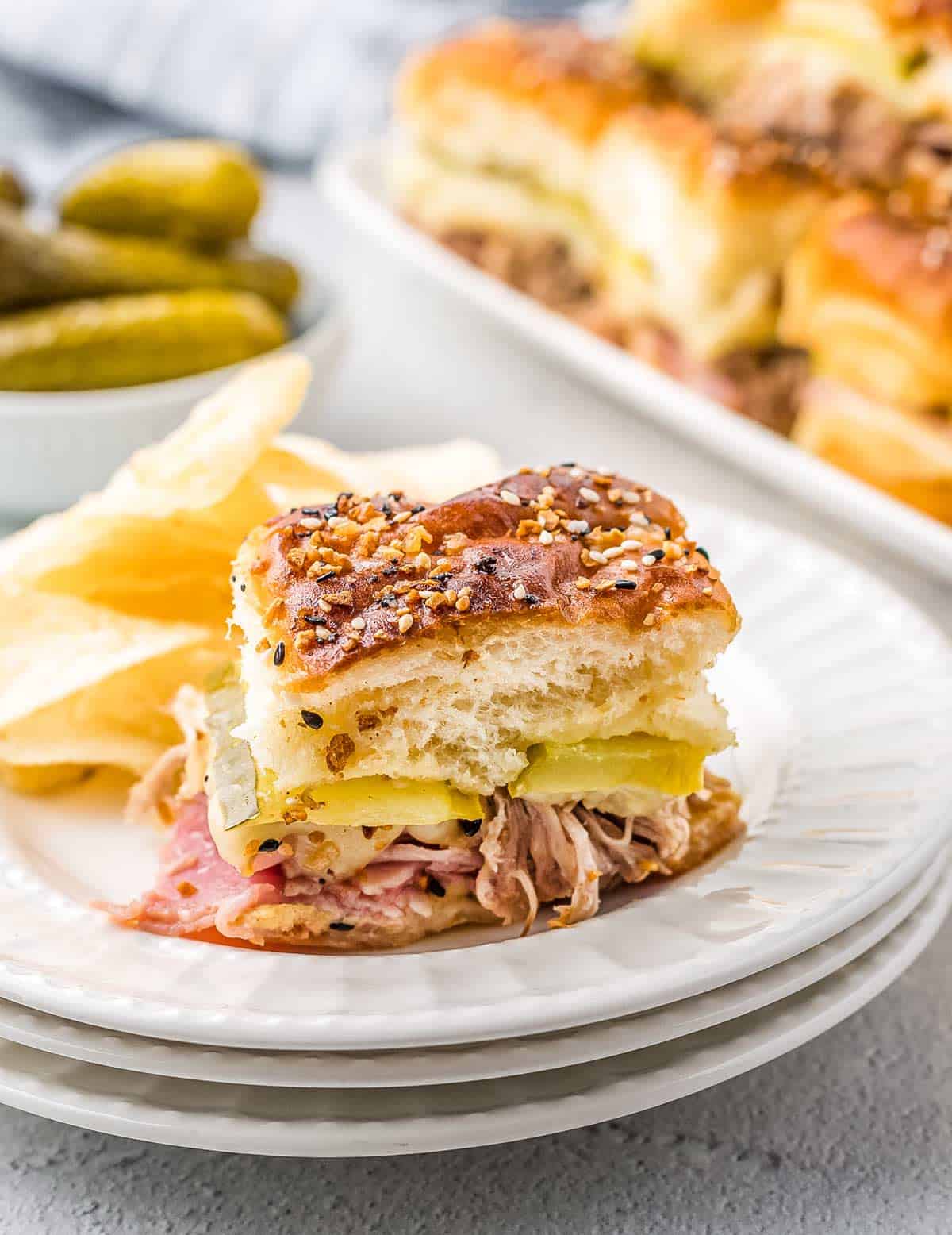 Cuban Sliders (appetizer recipe) The Chunky Chef