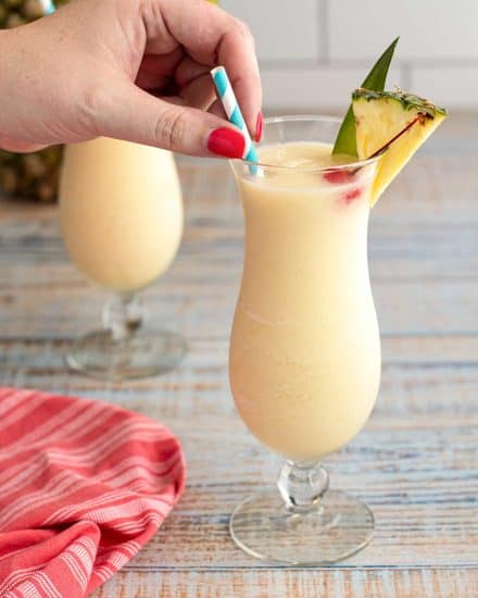 Frozen Piña Colada Recipe - The Chunky Chef