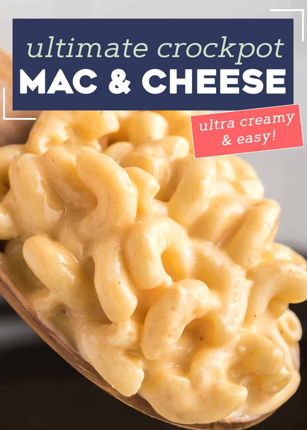 This ultra creamy Mac and Cheese recipe is made right in your slow cooker! Loved by both kids and adults, it's perfect for parties, potlucks, and more! #macandcheese #crockpot #slowcooker