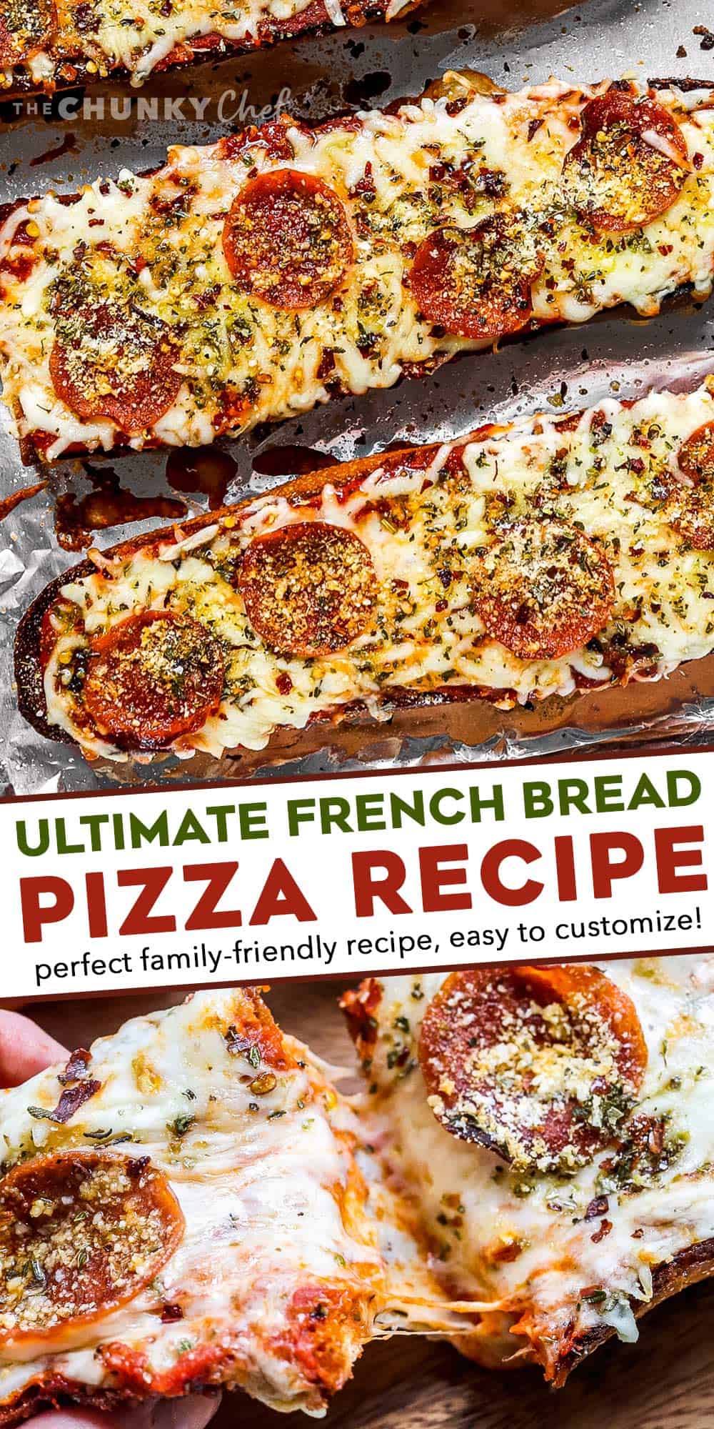 The Best French Bread Pizza The Chunky Chef 8727