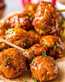 Air Fryer Firecracker Chicken Meatballs