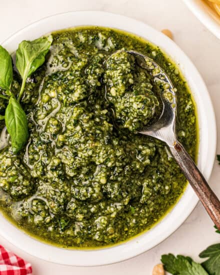 Classic Basil Pesto - The Chunky Chef