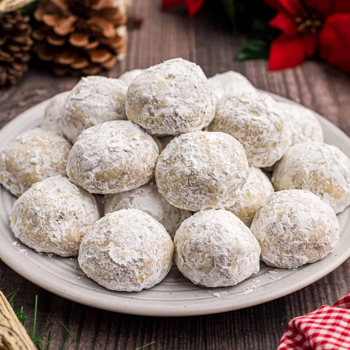 Best Chocolate Kisses Snowball Cookies Recipe - How To Make Chocolate Kisses  Snowball Cookies