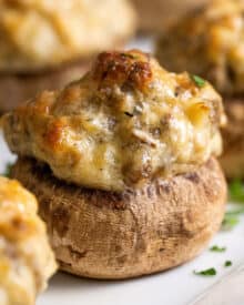 Italian Sausage Stuffed Mushrooms