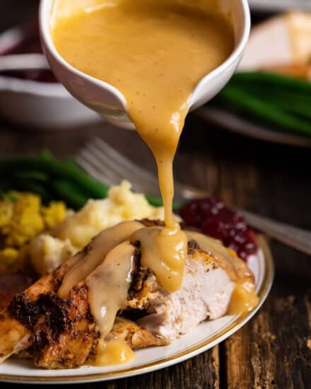 Slow Cooker Turkey Breast and Gravy - The Chunky Chef